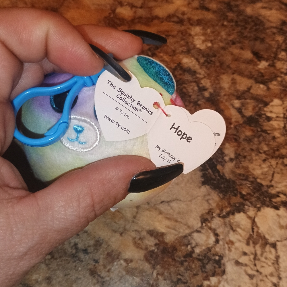 Ty beanie babies keychain laptop backpack stuffies set of three - Picture 3 of 5